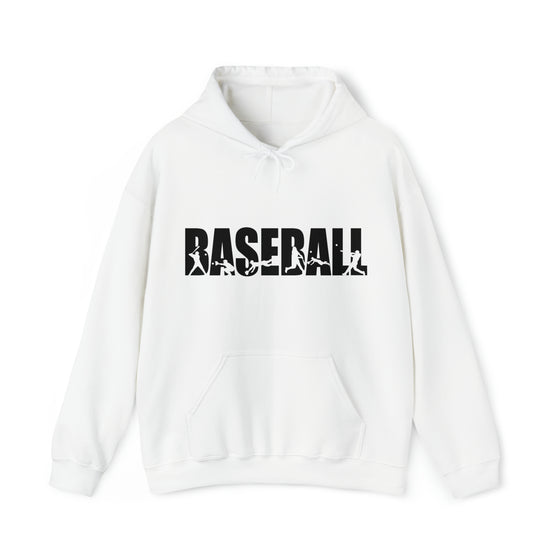 Baseball Silhouette Sport | Unisex Hooded Hoodie Sweatshirt | Embrace Your Vibe