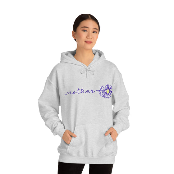 Chill Stitch – Mother Flower Stem - Unisex Hooded Hoodie Sweatshirt – Embrace Your Vibe