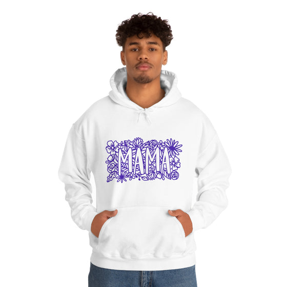 Flower Lattice Mama Sweatshirt | Unisex Hooded Hoodie Sweatshirt