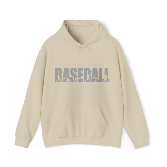 Baseball Silhouette Sport | Unisex Hooded Hoodie Sweatshirt | Embrace Your Vibe