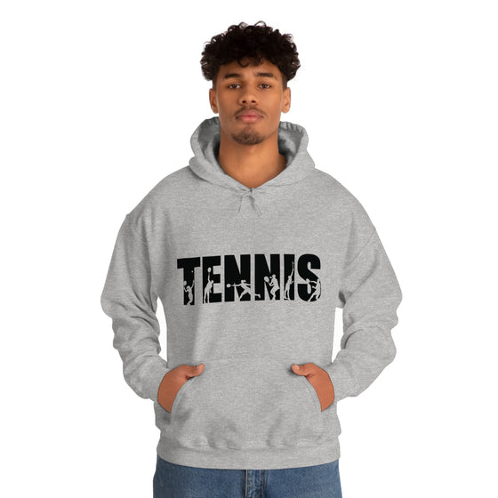 Chill Stitch – Tennis Sport - Unisex Hooded Hoodie Sweatshirt – Embrace Your Vibe