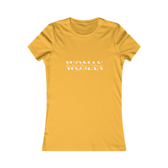 Women Beautiful Strong Unstoppable | Women’s Bella Canvas  |  T-shirt Tee | Embrace Your Vibe