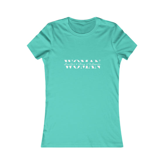 Women Beautiful Strong Unstoppable | Women’s Bella Canvas  |  T-shirt Tee | Embrace Your Vibe