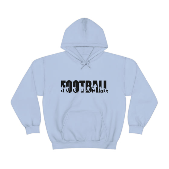 Chill Stitch – Football Sport - Unisex Hooded Hoodie Sweatshirt – Embrace Your Vibe