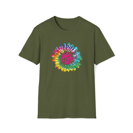 Girl Power Hippie Shirt | Earth Peace Designs | Unisex Soft Style T-Shirt