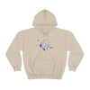 Chill Stitch – Peace Sign Color Splat - Unisex Hooded Hoodie Sweatshirt – Embrace Your Vibe