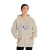 Chill Stitch – Peace Sign Color Splat - Unisex Hooded Hoodie Sweatshirt – Embrace Your Vibe