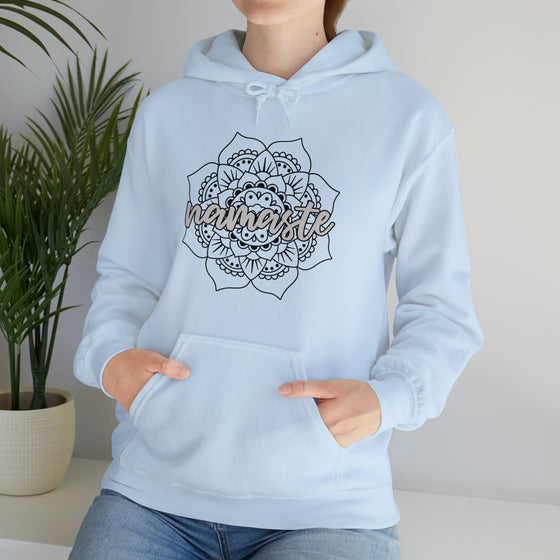 Yoga Sweatshirt | Namaste Mandala | Unisex Hooded Hoodie Sweatshirt