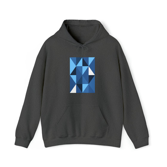 Abstract Shapes V21Geometric Diamonds | Abstract | Minimalist | Modern | Unisex Hooded Hoodie Sweatshirt | Embrace Your Vibe