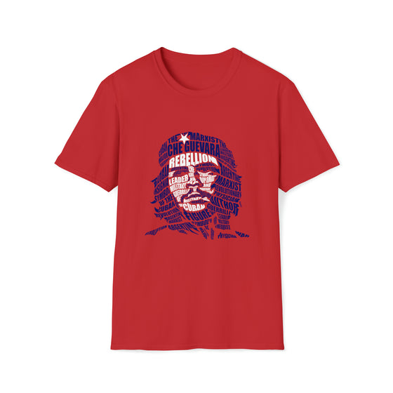 Che Guevara Shirt | Unisex Soft Style Tee T-Shirt | Calligram Word Design