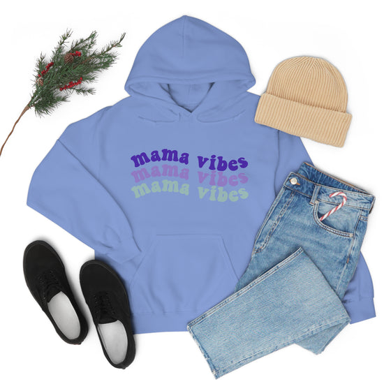 Chill Stitch – Mama Wave Vibes - Unisex Hooded Hoodie Sweatshirt – Embrace Your Vibe