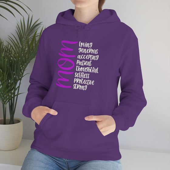 Chill Stitch – Mom Descriptions Flow - Unisex Hooded Hoodie Sweatshirt – Embrace Your Vibe