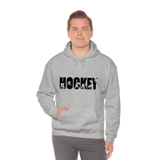Chill Stitch – Hockey Sport - Unisex Hooded Hoodie Sweatshirt – Embrace Your Vibe
