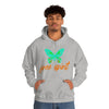 Chill Stitch – Free Spirit Butterfly - Unisex Hooded Hoodie Sweatshirt – Embrace Your Vibe