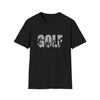 Golf Golfing Sporting Shirt | Athlete Silhouettes | Unisex Soft Style T-Shirt