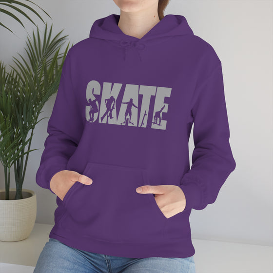 Chill Stitch – Skate Boarding Sport - Unisex Hooded Hoodie Sweatshirt – Embrace Your Vibe