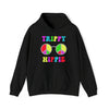 Hippie Sweatshirt | Trippy Hippie Sunglasses | Unisex Hooded Hoodie Sweatshirt