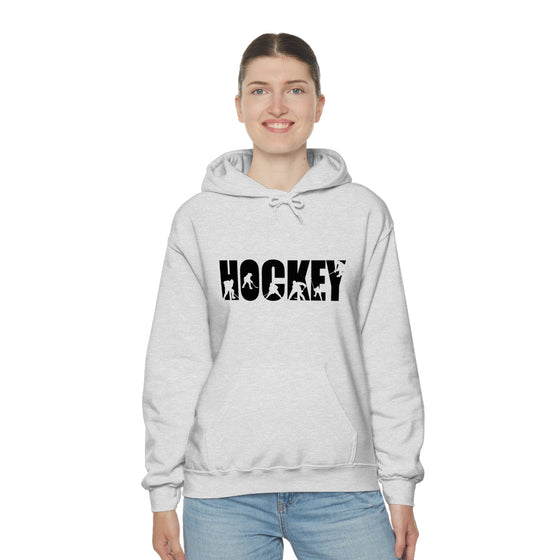 Chill Stitch – Hockey Sport - Unisex Hooded Hoodie Sweatshirt – Embrace Your Vibe