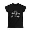 Yoga Shirt | Women's Soft style Tee | Yoga Stretching Less Stressing | Tee  T-Shirt