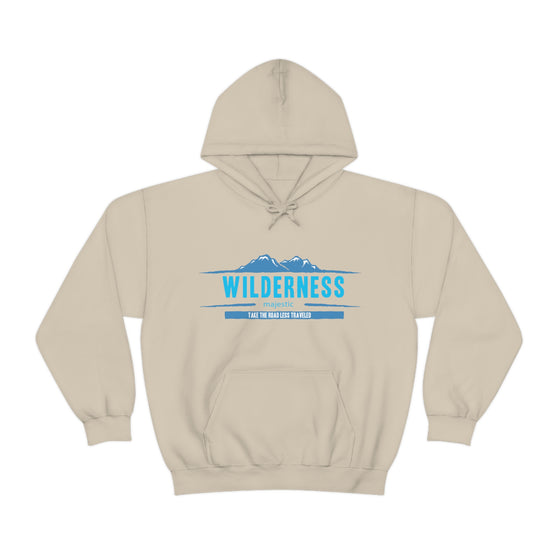 Chill Stitch – Wilderness Road Less Traveled - Unisex Hooded Hoodie Sweatshirt – Embrace Your Vibe