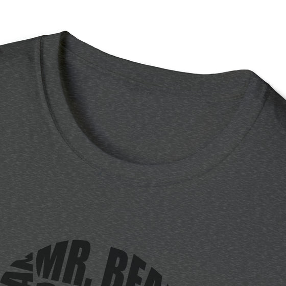 Mr Bean Comedian | Unisex Soft Style Tee T-Shirt  | Calligram Word Design