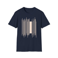  Abstract Shapes V26 Barcodes | Unisex Soft Style Tee T-Shirt | Embrace Your Vibe