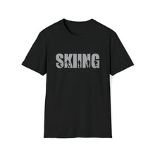  Downhill Skiing Shirt | Sporting Name Athlete Silhouettes | Unisex Soft Style T-Shirt