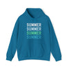 Summer Sweatshirt | Summer Living Summertime | Unisex Hooded Hoodie Sweatshirt