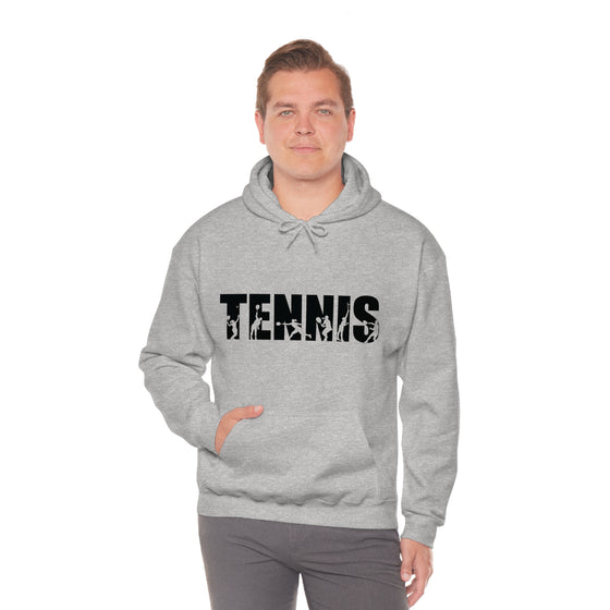 Chill Stitch – Tennis Sport - Unisex Hooded Hoodie Sweatshirt – Embrace Your Vibe