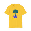 Hippie Shirt | Earth Peace Designs | Unisex Soft Style T-Shirt | World Peace Earth Tree