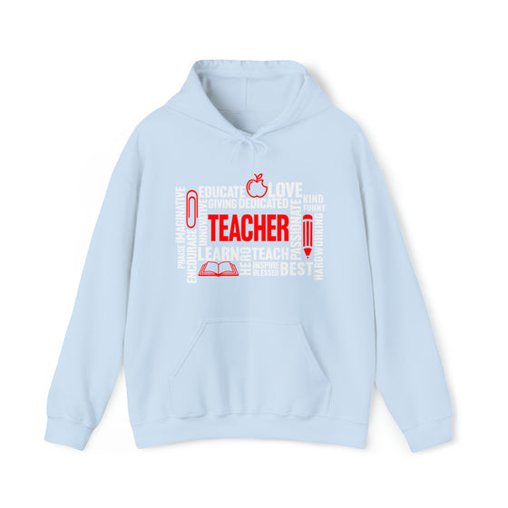 Teacher Sweatshirt | Learning Education | Unisex Hooded Hoodie Sweatshirt