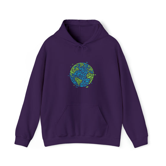 Abstract Sweatshirt | UFO Invasion Earth Life | Abstract Unisex Hooded Hoodie Sweatshirt