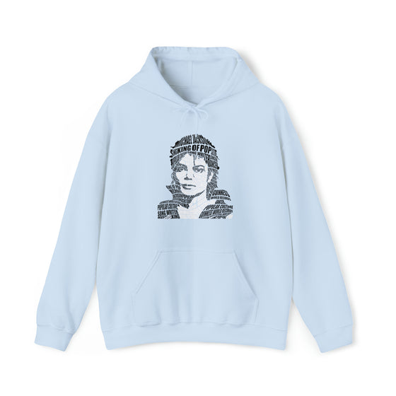 Michael Jackson | Unisex Hooded Hoodie Sweatshirt  | Calligram Word Design