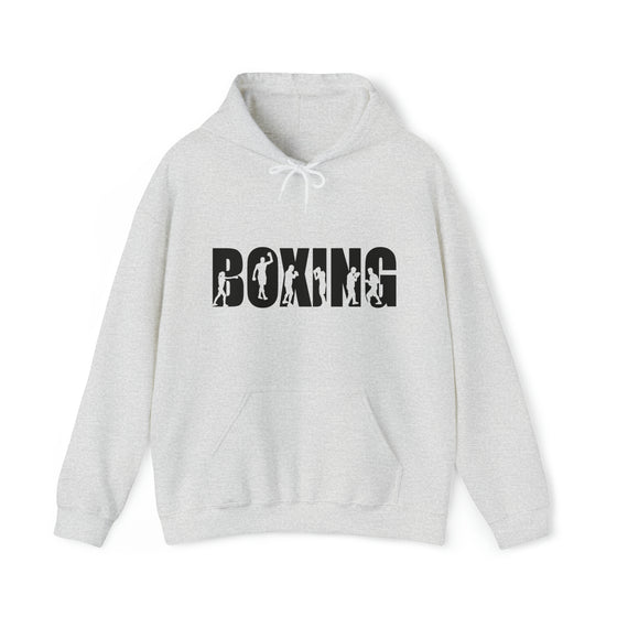Boxing Silhouette Sport | Unisex Hooded Hoodie Sweatshirt | Embrace Your Vibe