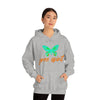 Chill Stitch – Free Spirit Butterfly - Unisex Hooded Hoodie Sweatshirt – Embrace Your Vibe