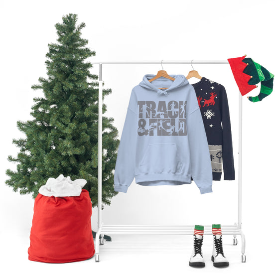 Chill Stitch – Track & Field Sport - Unisex Hooded Hoodie Sweatshirt – Embrace Your Vibe
