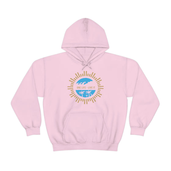 Chill Stitch – One Life Live It Spoke - Unisex Hooded Hoodie Sweatshirt – Embrace Your Vibe