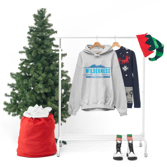 Chill Stitch – Wilderness Road Less Traveled - Unisex Hooded Hoodie Sweatshirt – Embrace Your Vibe