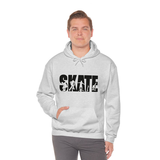 Chill Stitch – Skate Boarding Sport - Unisex Hooded Hoodie Sweatshirt – Embrace Your Vibe