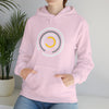 Abstract Shapes V9 Open Circles  | Abstract | Minimalist | Modern  Unisex Hooded Hoodie Sweatshirt | Embrace Your Vibe