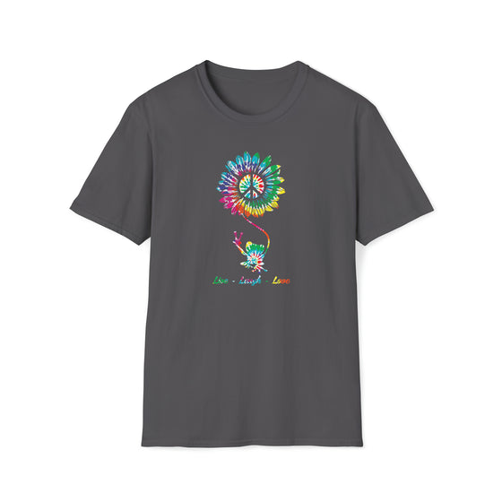 Hippie Shirt | Earth Peace Designs |  Peace Love Frog  | Unisex Soft Style T-Shirt