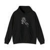 Freddy Mercury | Unisex Hooded Hoodie Sweatshirt | Embrace Your Vibe | Calligram Word Design
