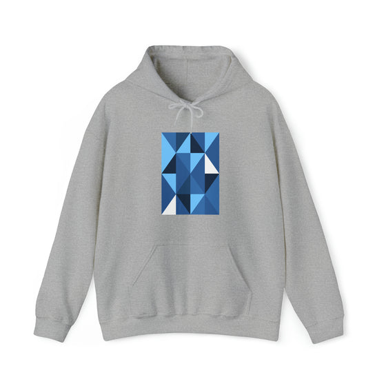 Abstract Shapes V21Geometric Diamonds | Abstract | Minimalist | Modern | Unisex Hooded Hoodie Sweatshirt | Embrace Your Vibe