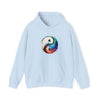 Yoga Hoodie | Yin Yang Sign V2 Watercolor | Unisex Hooded Hoodie Sweatshirt