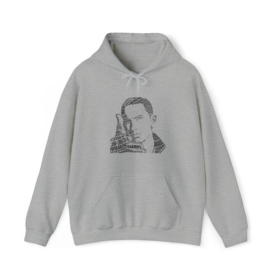 Eminem | Unisex Hooded Hoodie Sweatshirt | Embrace Your Vibe | Calligram Word Design