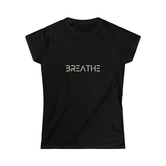 Breath Yoga Meditation Life | T-Shirt - Women's Soft style Tee | Embrace Your Vibe