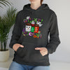 Halloween Sweatshirt | Happy Halloween Jars | Unisex Hooded Hoodie Sweatshirt