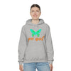 Chill Stitch – Free Spirit Butterfly - Unisex Hooded Hoodie Sweatshirt – Embrace Your Vibe