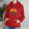 Bike Shirt | MTB Bike Tire Silhouette Mountain Biking  |  Unisex Hooded Hoodie Sweatshirt