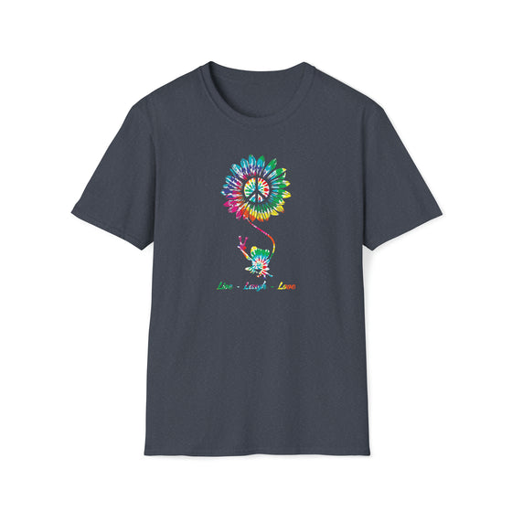 Hippie Shirt | Earth Peace Designs |  Peace Love Frog  | Unisex Soft Style T-Shirt